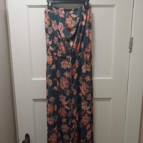 Maurices Strapless Floral Jumpsuit - Picture 1 of 4